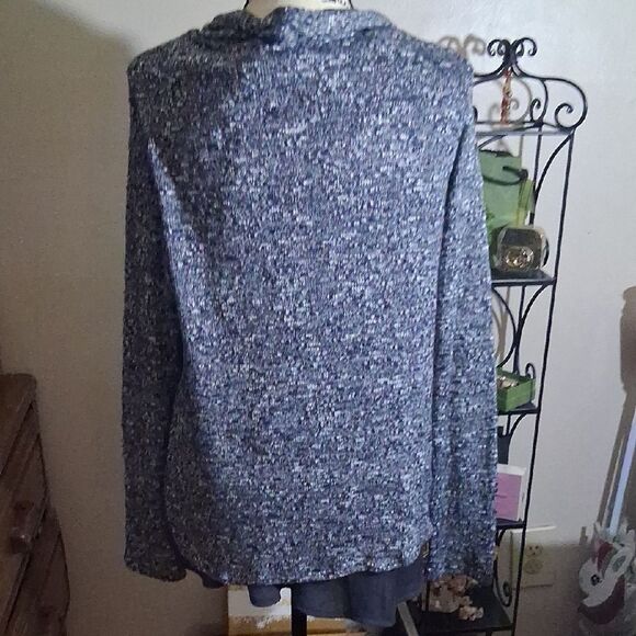 Anthropologie Dolan Women's Black Tweed Lightweight Cardigan Jacket Size M - Picture 5 of 13